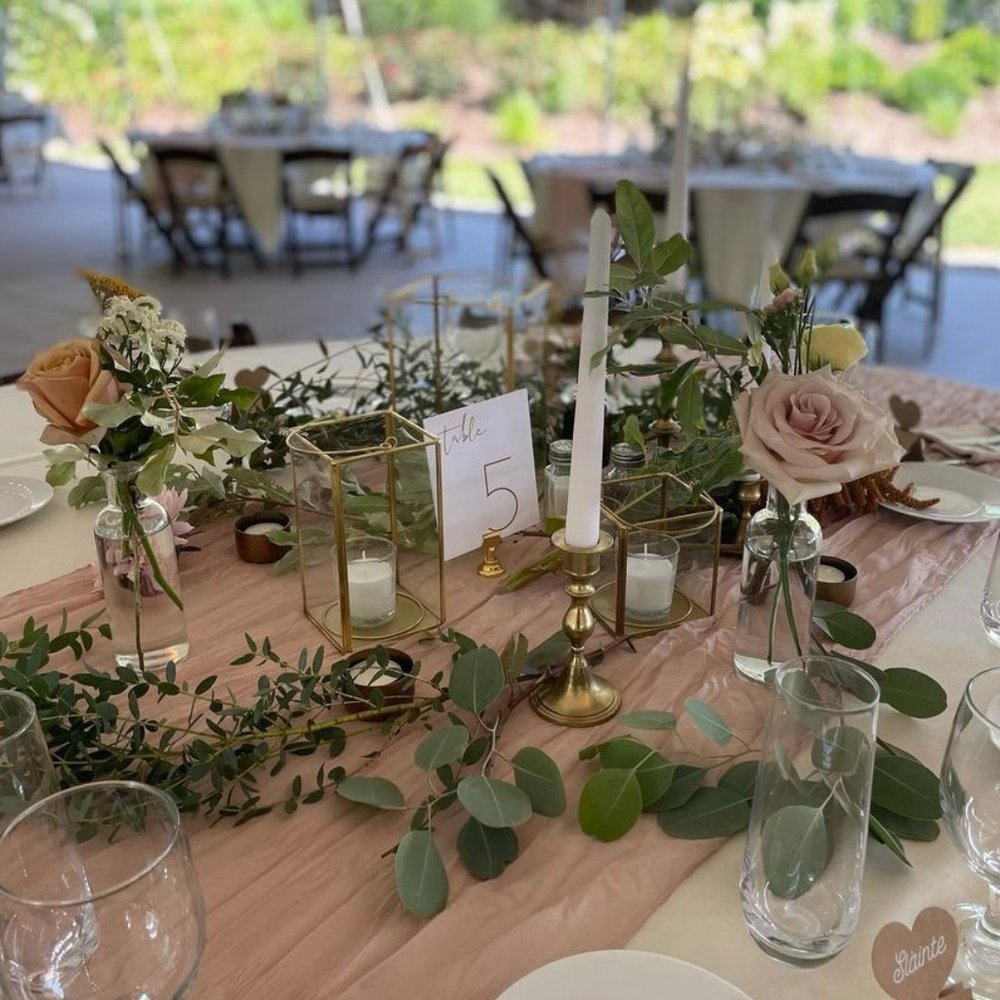 15 10FT Gauze Table Runners; Cheesecloth Fabric